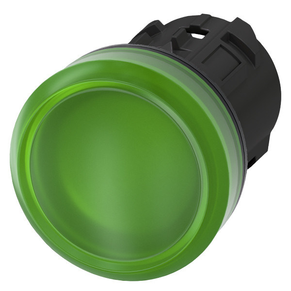 3SU1001-6AA40-0AA0 Πλαστικός ομαλός φακός πράσινος SIRIUS ACT Pilot Light για αυτοματοποίηση