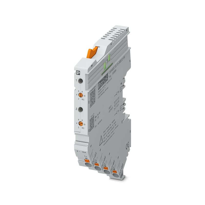 CAPAROC E2 12-24DC/2-10A Διακόπτης κυκλώματος ηλεκτρονικού εξοπλισμού με 2 πόλους
