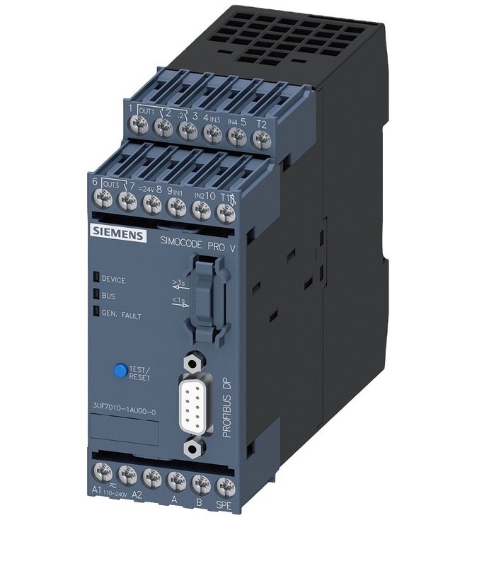 SIMOCODE pro V PROFIBUS-DP θύρα 12 MBit/s RS485 4E/3A 3UF7010-1AU00-0