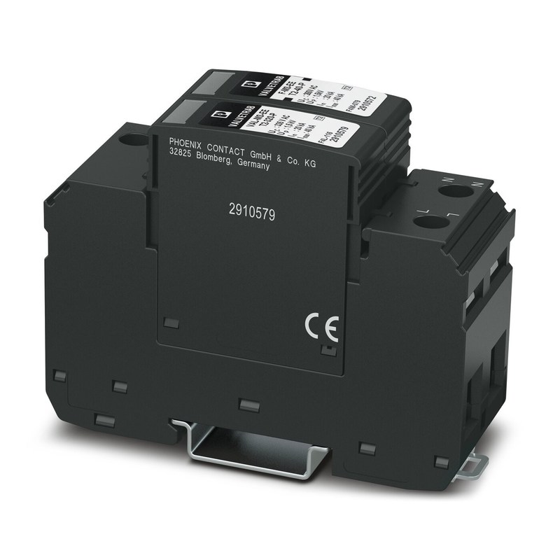 240V AC L-PE / N-PE Καθορισμός VAL-MS-EE-T2-1 1-320 Προστατευτής υπερβολικής τάσης τύπου 2 με 3 πόλους