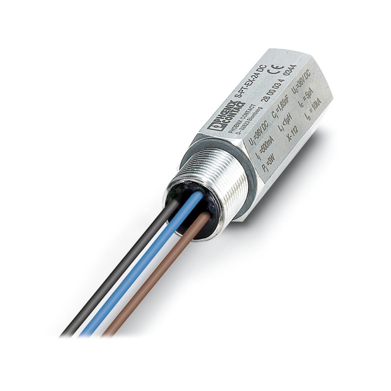 24 V συνεχής ονομαστική τάση 2800034 S-PT-EX-24DC Προστατευτής υπερεύματος με 2 πόλους