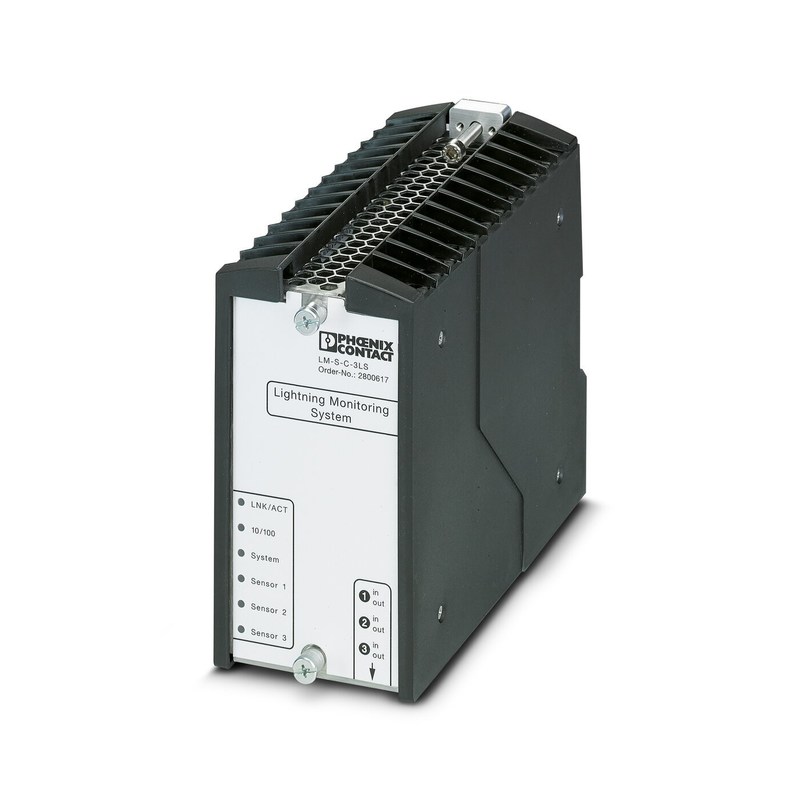 24V DC 2800618 LM-S-A/C-3S-ETH Σύστημα μέτρησης ρεύματος κεραυνών με 4 πόλους
