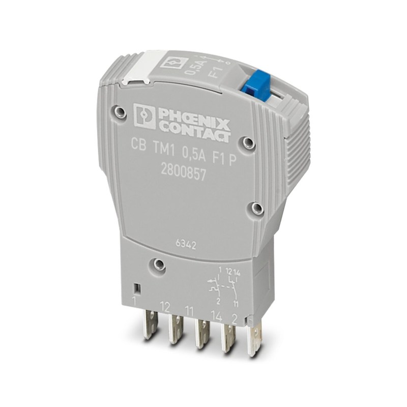 50 V DC 5 πόλοι 2800857 CB TM1 0.5A F1 P Θερματικά μαγνητικά μηχανήματα Διακόπτες κυκλωμάτων