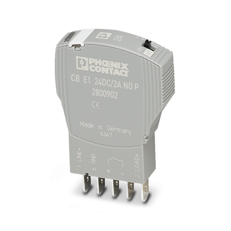 24 V συνεχής ονομαστική τάση 2800902 CB E1 24DC/2A NO P Διακόπτης ηλεκτρονικού εξοπλισμού