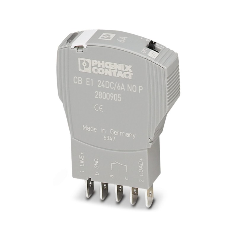 24 V συνεχής ονομαστική τάση 2800905 CB E1 24DC/6A NO P Διακόπτης ηλεκτρονικού εξοπλισμού