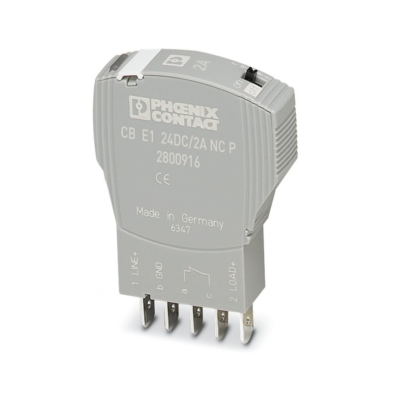 24DC/2A NC P 2800916 CB Ε1 Διακόπτης κυκλώματος για ηλεκτρονικό εξοπλισμό με ονομαστική ισχύ 24 V DC