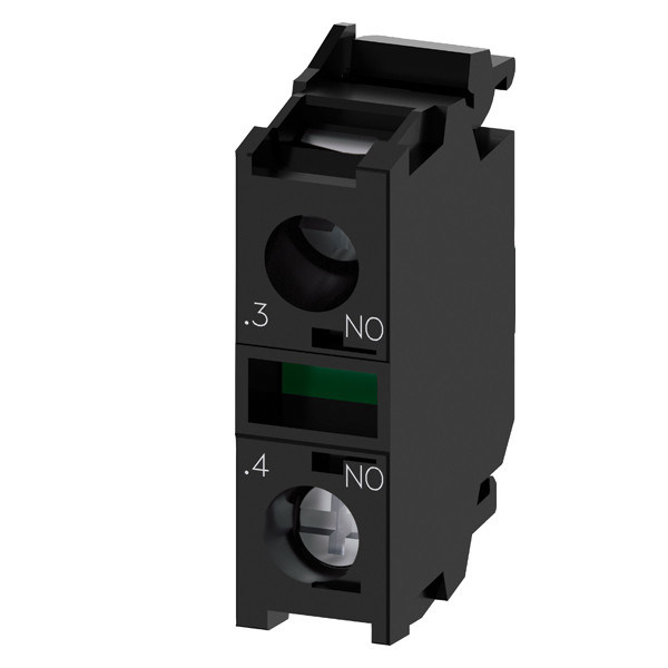 3SU1400-1AA10-1LA0 Μονάδα επαφής SIRIUS ACT με εμπρόσθια τοποθέτηση και τερματικό βίδα 1NO