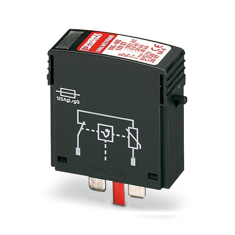 120V ονομαστική τάση 2807586 VAL-MS 120 ST Προστατευτής υπερχείλισης τύπου 2 με 2 πόλους