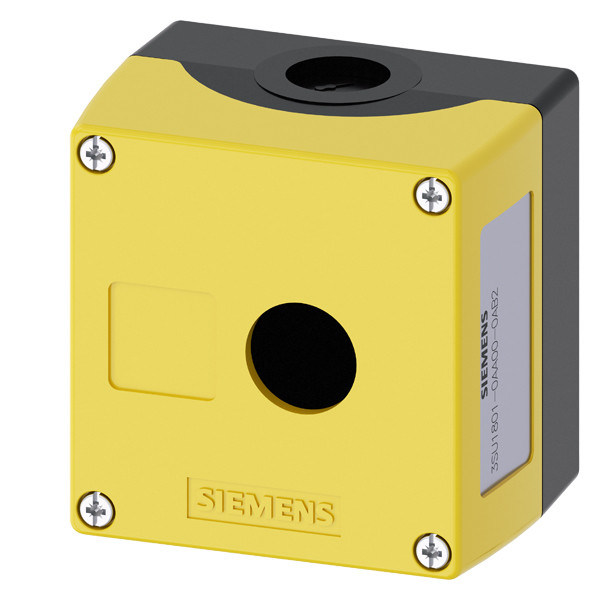PLC 3SU1801-0AA00-0AB2 22mm Γύρω πάνω μέρος Κίτρινο περίβλημα για συσκευές εντοπισμού 22mm