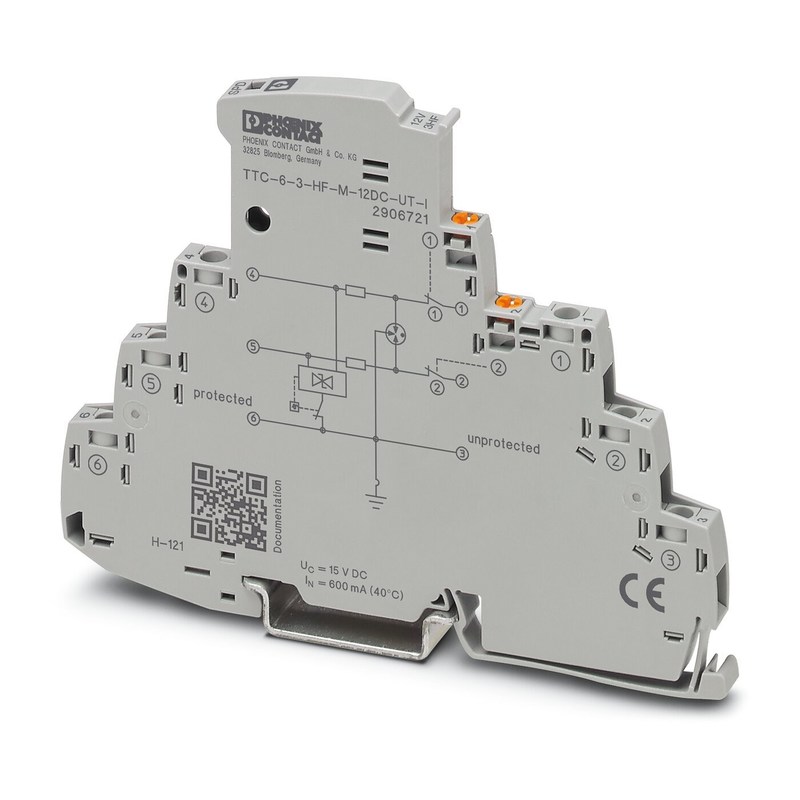 12 V DC TTC-6-3-HF-M-UT-I Προστατευτής υπερχείλισης 2 πόλων