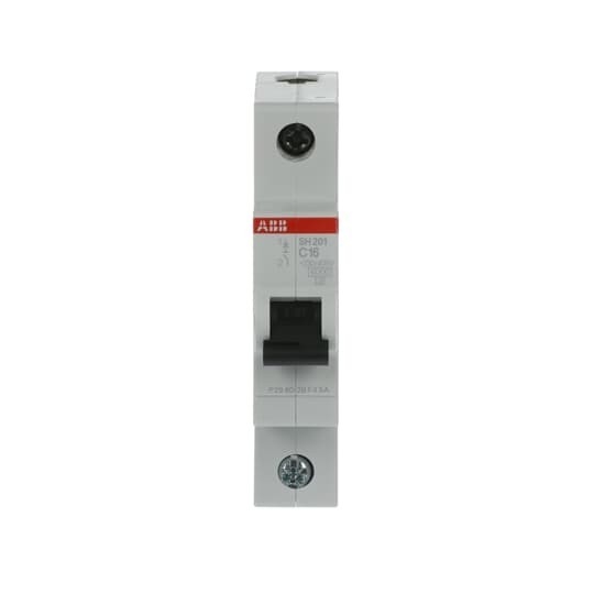 MCB SH201-C16 Μικροσκοπικός διακόπτης κυκλωμάτων 1P C Διορισμένο ρεύμα 16A Διορισμένη τάση 220V