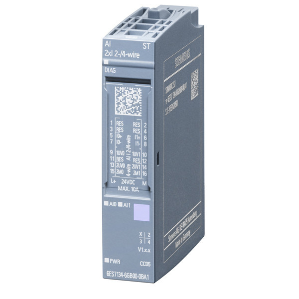 ET 200SP Αναλογική μονάδα εισόδου Siemens 6ES7134-6GB00-0BA για βέλτιστη απόδοση
