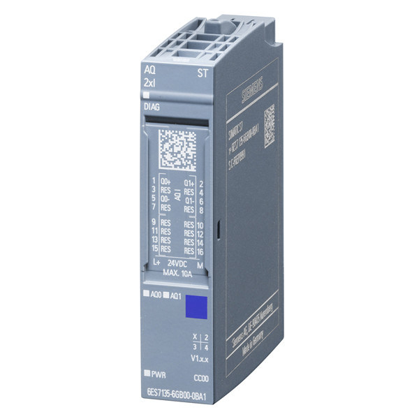 ET 200SP PLC 6ES7135-6GB00-0BA1 2xI αναλογική μονάδα εισόδου για βιομηχανικές εφαρμογές