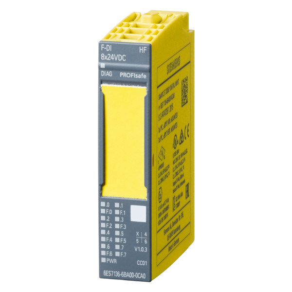 ΠΛΚ 6ES7136-6BA01-0CA0 F-DI HF 8x24VDC Ηλεκτρονική μονάδα για ακριβή παρακολούθηση