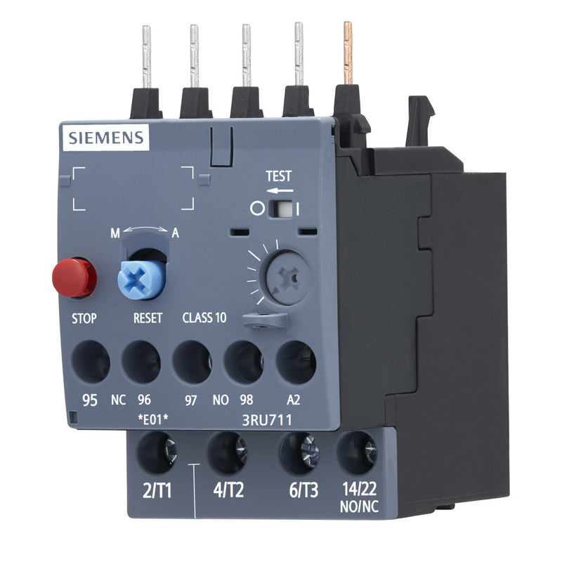 3RU7116-0DB0 ρελέ υπερφόρτωσης 3RU7 μεγέθους S00 με προστατευτικό 51.00 x 102.00 x 84.00MM