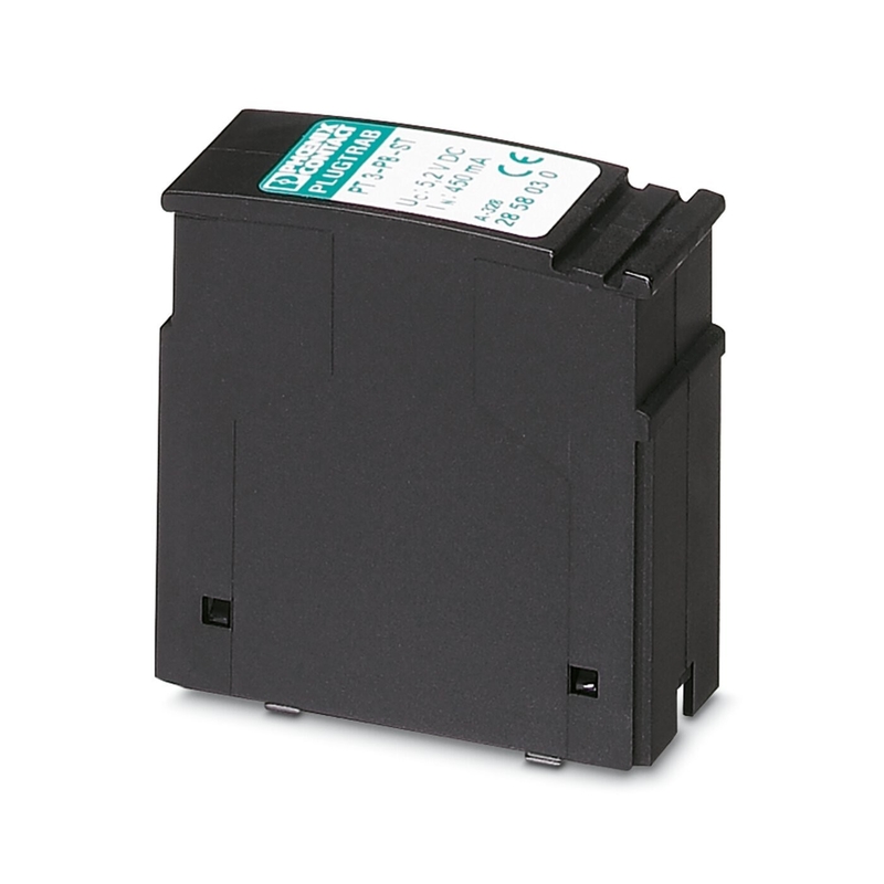 5V DC PT 3-PB-ST Phoenix Contact Surge Protector Plug Αριθμός πόλου 1 Διορισμένη τάση