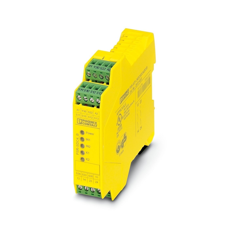 2981486 PSR-SCP-24DC/SDC4/2X1/B Ασφαλείς ρελέα επαφής Φοίνιξ με θεωρία ρελέα τάσης
