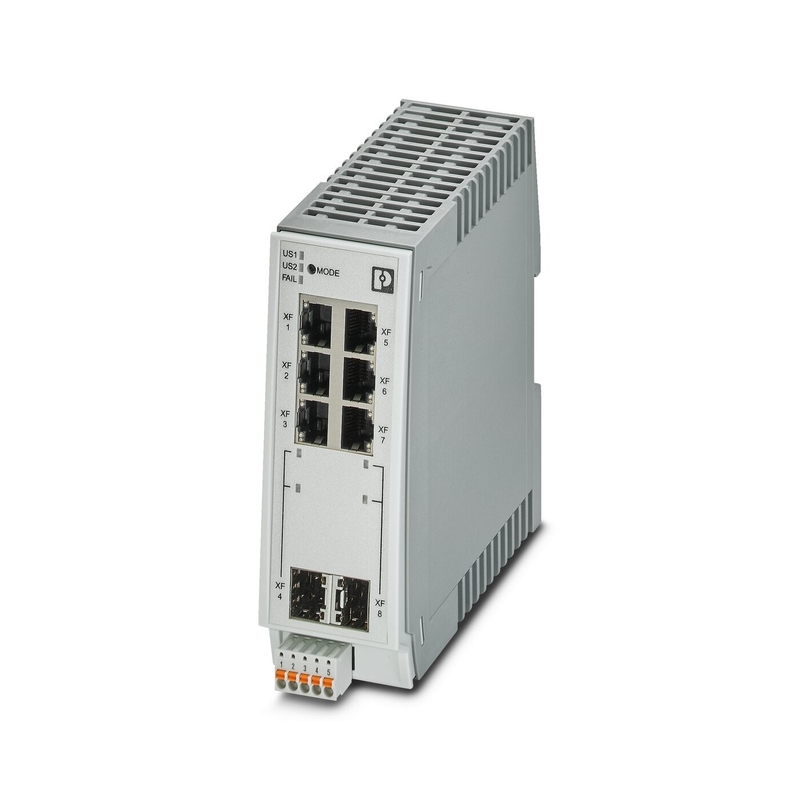 Επικοινωνία Phoenix FL SWITCH 2206-2SFX Βιομηχανικός διακόπτης Ethernet για προστασία δικτύου