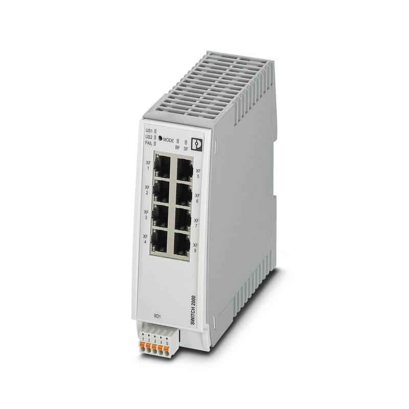 FL SWITCH 2308 PN Βιομηχανικός διακόπτης Ethernet για δίκτυο EtherNet/IP Επίπεδο προστασίας IP65