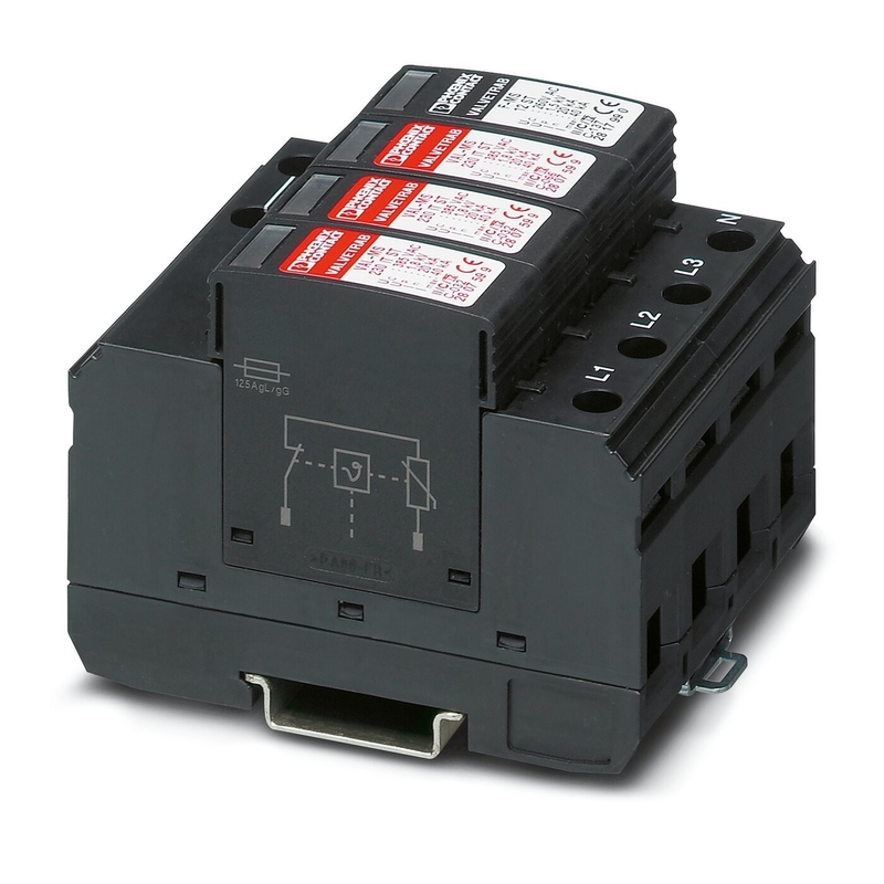Προστατευτής υπερβολικής πίεσης 230V AC 4 πόλων για VAL-MS 230IT/3 1-FM Industrial από Phoenix Contact