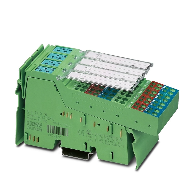 2861250 IB IL 24 DI 16-PAC Phoenix Contact Ψηφιακή Μονάδα Επικοινωνίας με επίπεδο προστασίας IP20