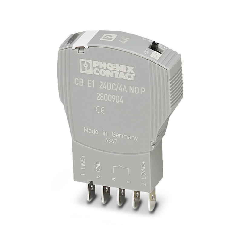 24 V DC 2800904 CB E1 24DC/4A NO P Phoenix Contact Ηλεκτρονικός εξοπλισμός Διακόπτης κυκλωμάτων