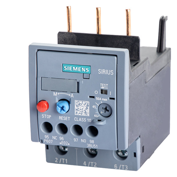 Siemens 3RU5136-4BB0 Ρέλε υπερφόρτωσης 40...50 A Μέγεθος S2 Τάξη 10 για προστασία κινητήρα