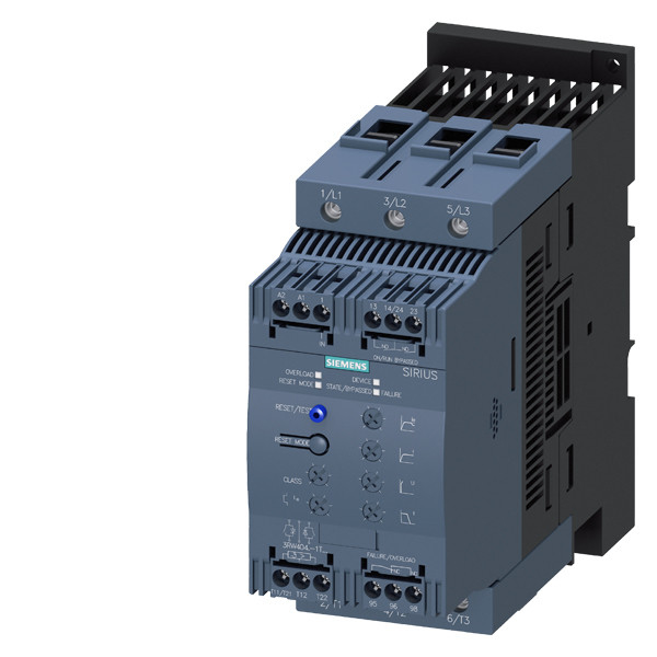 Siemens 3RW4047-1TB04 55kw 3RW40 Soft Starter με παράκαμψη και προστασία του κινητήρα θερμοστάτη Μέγεθος S3