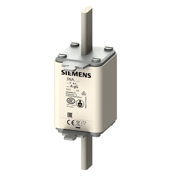 Siemens 3NA3240 LV HRC Fuse Link GL/GG με μπροστινό δείκτη μεγέθους 2 AC 500V/DC 440V